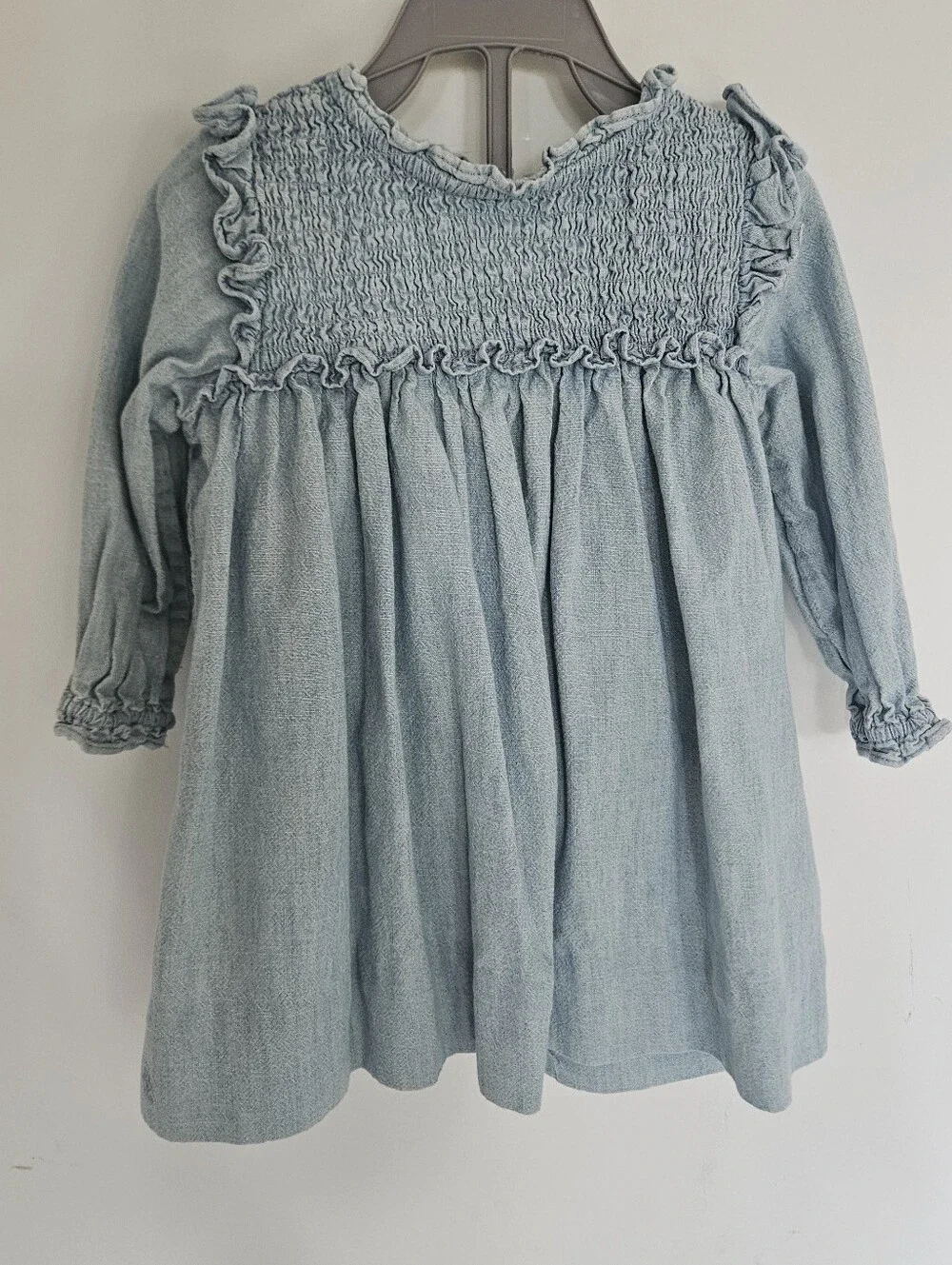 Ralph Lauren Baby Smocked Denim Dress 9M